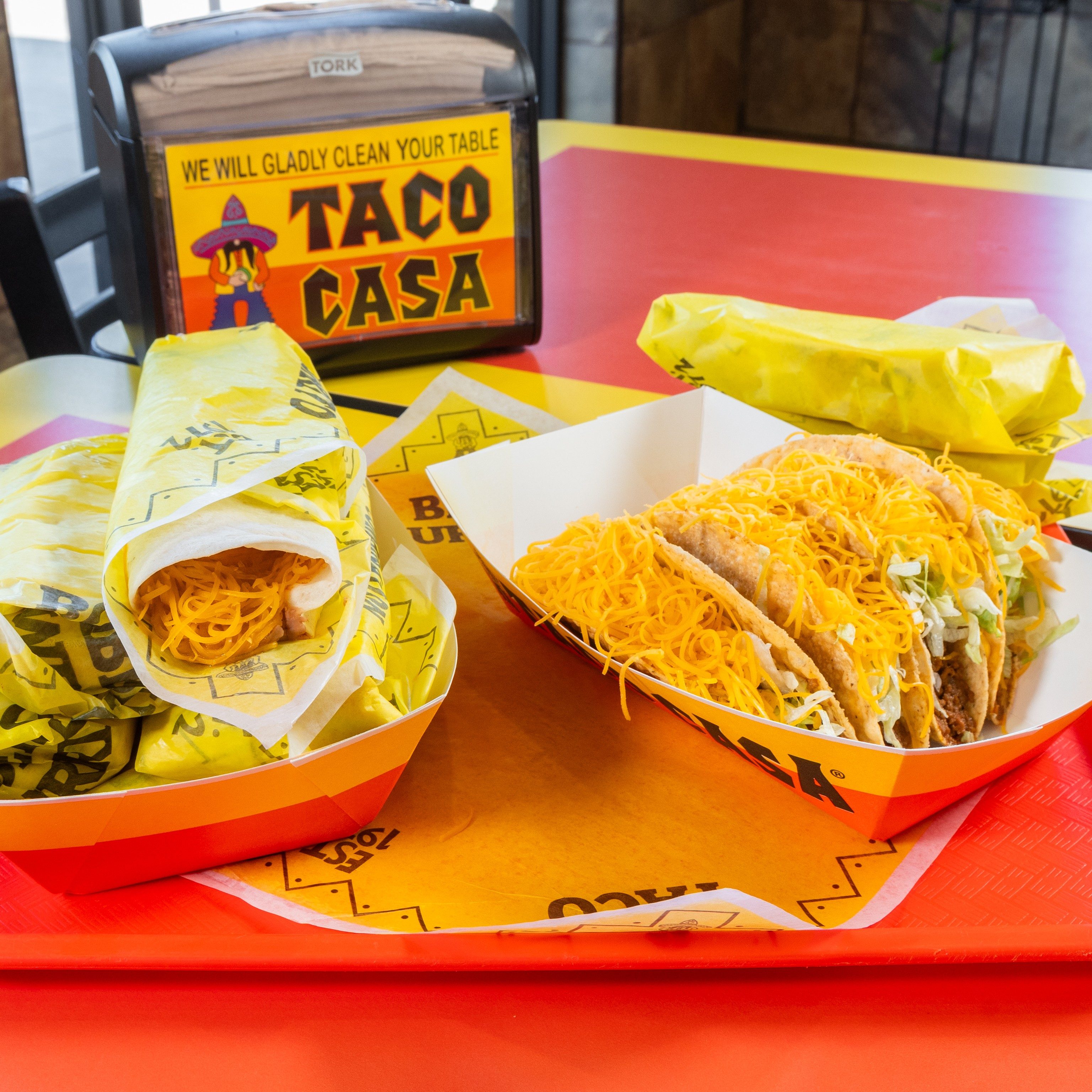 Casa Choice #3 (6 bean burritos 6 crunchy tacos).