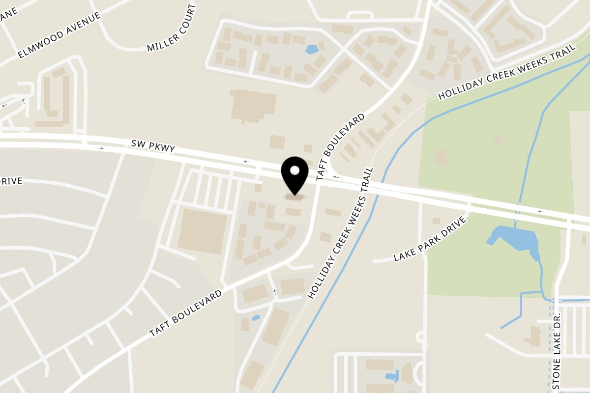 Map showing the location of Taco Casa Southwest Pkwy. – Wichita Falls, TX on 2201 Southwest Pkwy in Wichita Falls