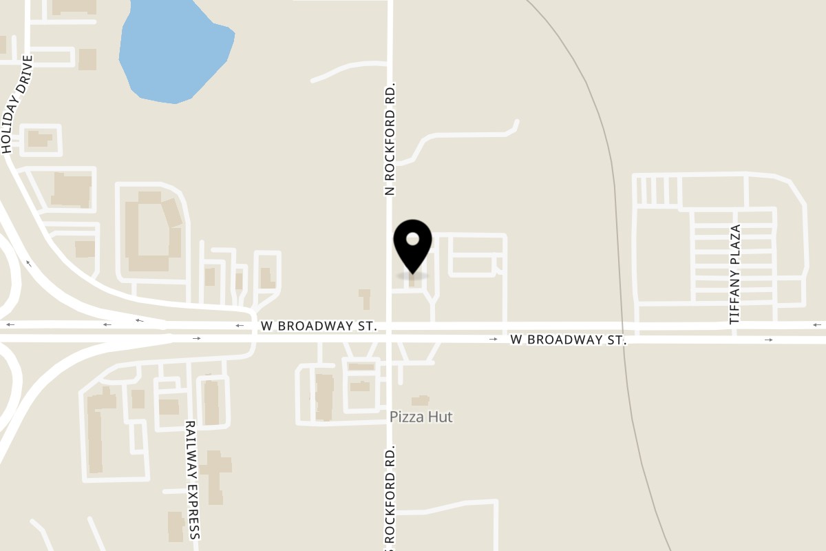 Map showing the location of Taco Casa Ardmore on 2435 W Broadway St in Ardmore